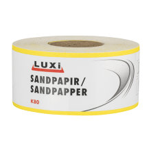Sandpapir rull korn 80 - 93 mm x 50 meter